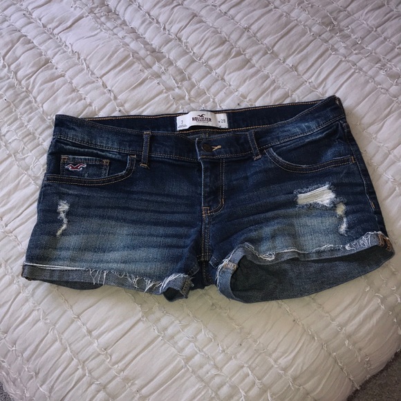 Hollister Pants - Hollister Distressed Denim Shorts size 7/28